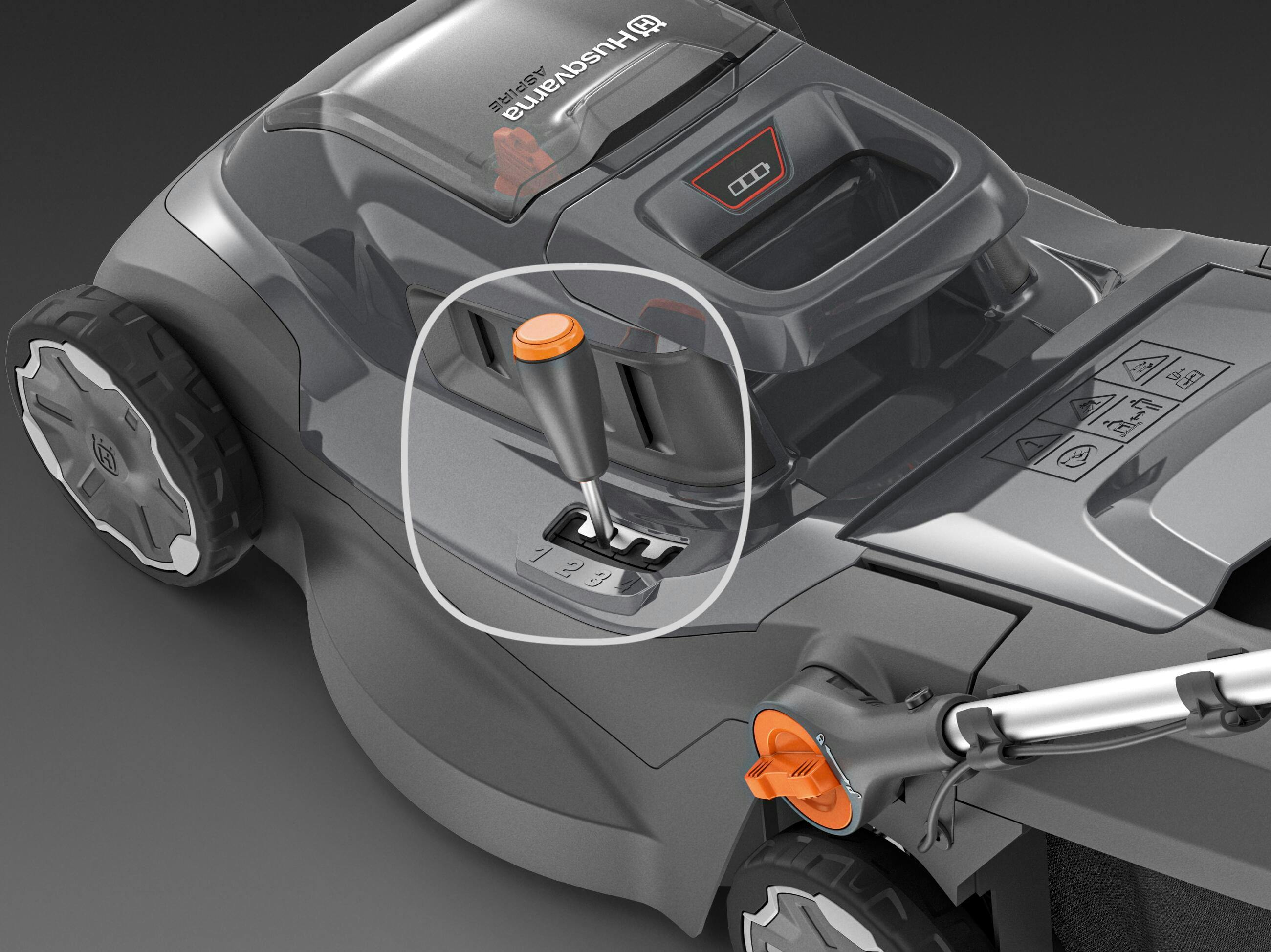 Aspire™ Lawnmower 18V 34cm Without Battery and Charger image 9